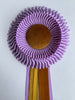 Small Lavender and Mustard Rosette
