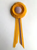 Mini Golden Yellow and Dusty Pink Rosette