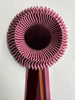 Small Rosy Mauve and Burgundy Rosette