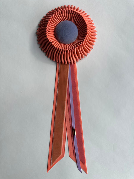 Small Apricot & Lilac Rosette