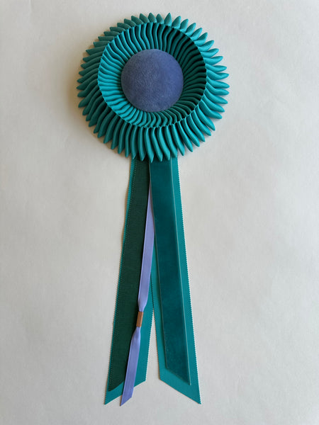 Small Jade & Lilac Rosette