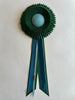 Small Green & Teal Rosette