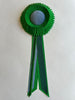 Small Emerald Green and French Blue Rosette