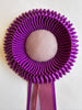 Small Ultra Violet & Dusty Pink Rosette