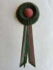 Small Khaki Green & Pink Rosette