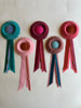 Small Light Pink & Rust Rosette