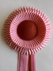 Small Light Pink & Rust Rosette