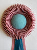 Small Antique Mauve and Teal Rosette