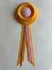 Small Yellow & Light Pink Rosette