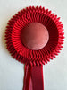 Small Red & Pink Rosette