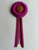 Mini Raspberry Pink and Rust Rosette