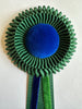 Mini Green and Blue Rosette