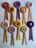 Small Lilac & Rust Rosette