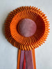Small Orange and Pink Rosette
