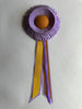 Small Lilac and Mustard Rosette