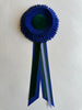 Small Cobalt Blue & Dark Green Rosette