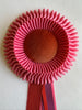 Coral Rose & Rusty Orange Rosette