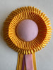 Small Yellow & Light Pink Rosette