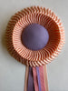 Small Pale Peach & Lilac Rosette