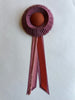 Small Rosy Mauve & Rust Rosette