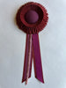 Small Rust & Rosewood Rosette