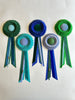 Small Green & Teal Rosette