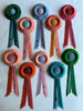 Small Green & Teal Rosette