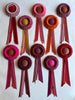 Small Azalea Pink & Rust Rosette