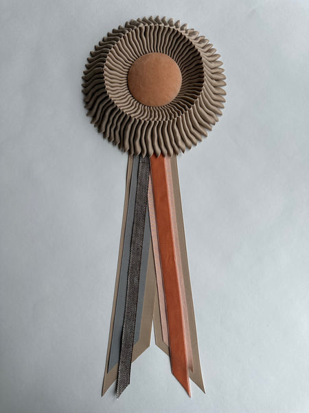 Medium Nude & Peach Rosette