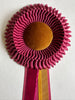 Small Colonial Rose and Mustard Rosette