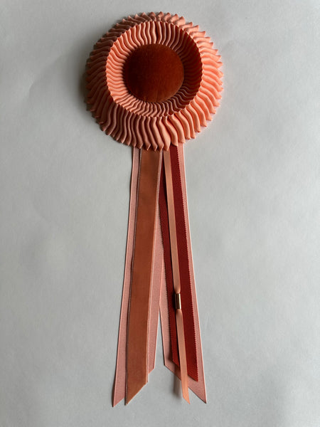 Small Peach and Rust Rosette