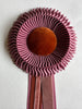 Small Rosy Mauve and Rust Rosette