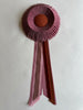 Medium Rosy Mauve and Rust Rosette