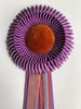 Small Amethyst and Caramel Rosette