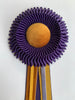 Small Grape and Golden Yellow Rosette