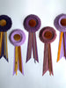 Small Amethyst and Caramel Rosette