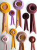 Mini Shades of Burgundy Rosette
