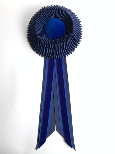 Medium Shades of Blue Rosette