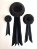 Large Black Rosette
