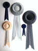 Large Shades of Silver Grey Rosette