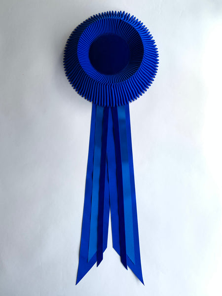 Large Electric Blue Rosette