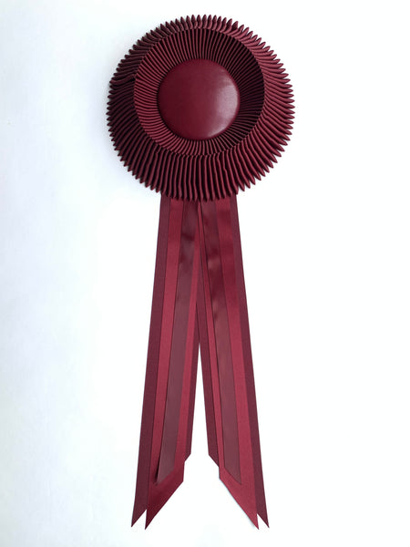 Large Burgundy Rosette