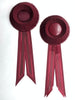 Large Burgundy Rosette