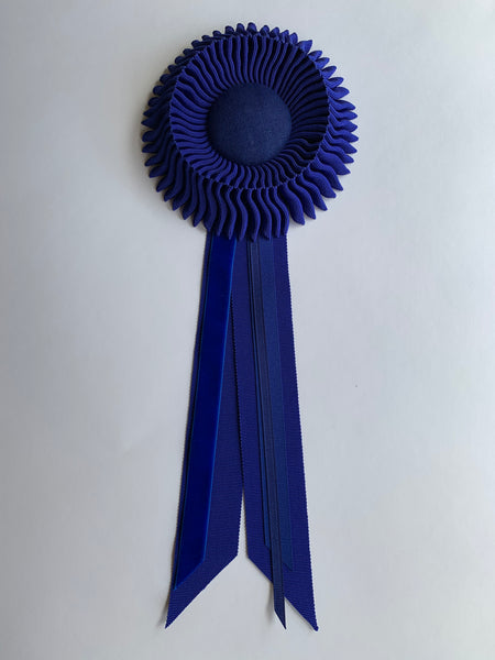 Small Royal Blue Rosette