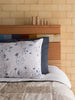 Grey Oak Leaf & Acorn Pillowcase