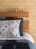 Navy Oak Leaf & Acorn Pillowcase