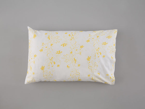 Yellow Oak Leaf & Acorn Pillowcase