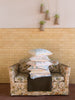 Yellow Oak Leaf & Acorn Cushion