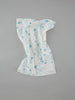 Light Blue Oak Leaf & Acorn Tea Towel