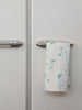 Light Blue Oak Leaf & Acorn Tea Towel